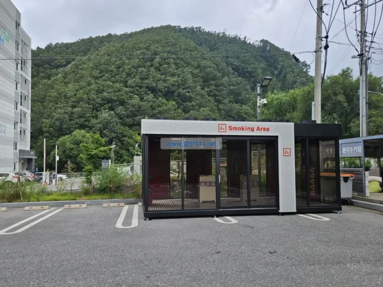 정선군 흡연부스